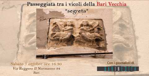 7 ottobre: passeggiata con Barinedita tra i vicoli della Bari Vecchia ''segreta''